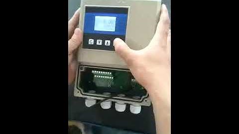 Separate electromagnetic flowmeter, set flow unit