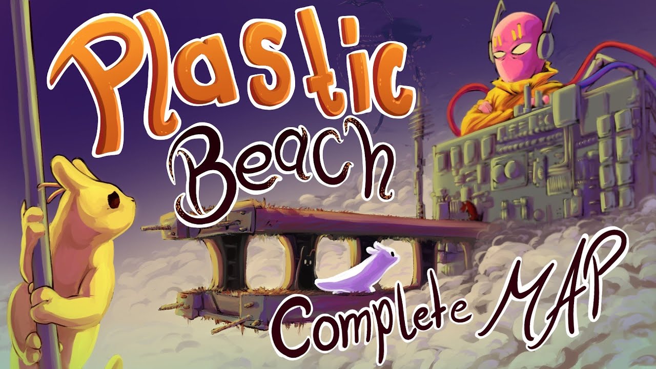 PLASTIC BEACH || COMPLETE MAP