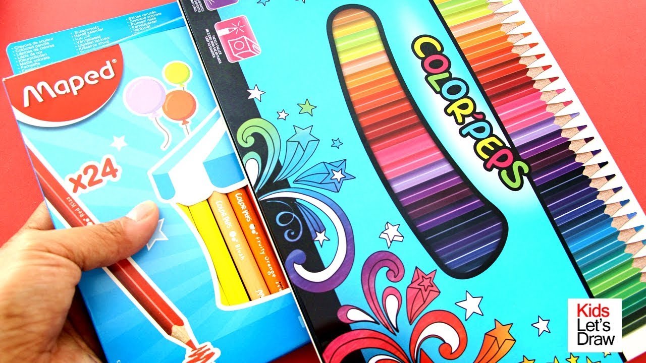 Mamut bronce Prominente Qué marca de Lápices de Color utilizo para mis dibujos? | KidsLetsDraw -  YouTube