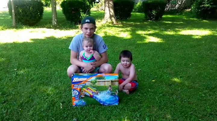 Banzai Wave Crasher Surf Water Slide and slip Review 2016 #FunYourself