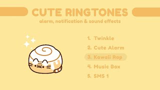 CUTE RINGTONES, ALARM & NOTIFICATION SOUNDS (free) with download link