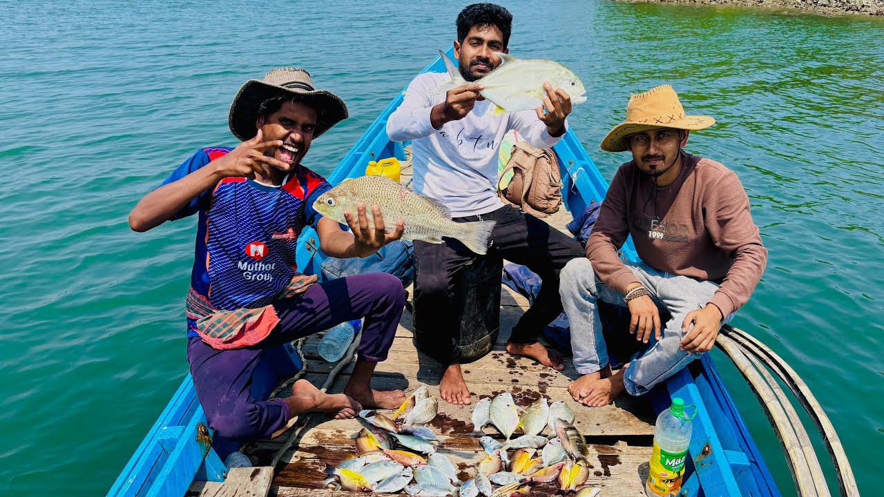 অনেকদিন পরে বরশিতে  মাছ ধরলাম @ANDAMAN_HUNTERS 