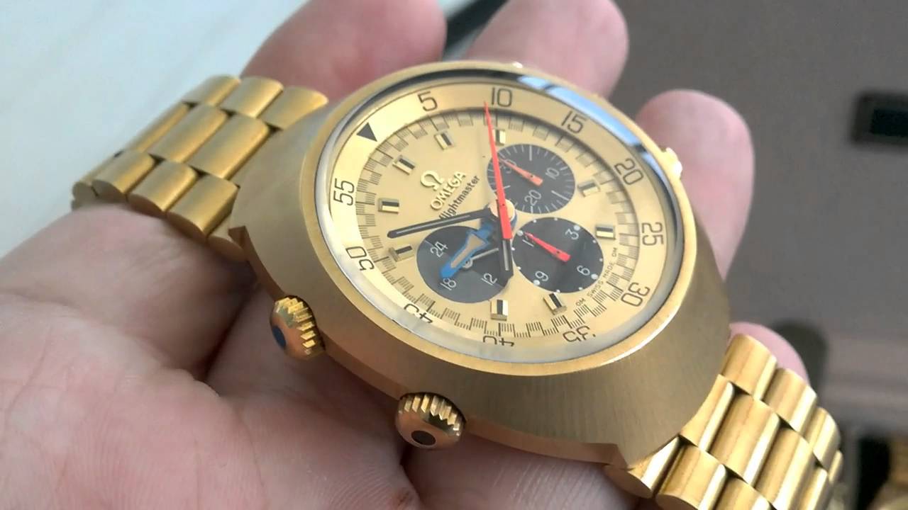 omega flightmaster gold