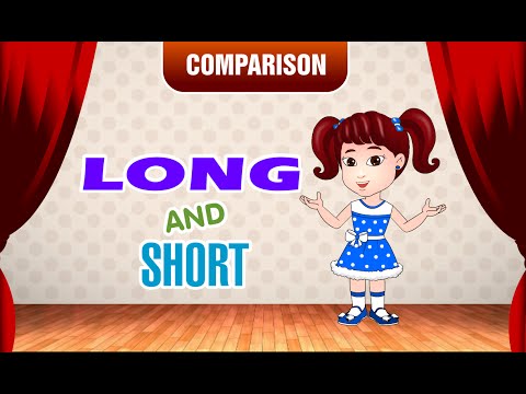 Long And Short Comparison For Kids Learn Pre School Concepts With Siya Part 3 