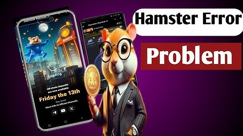 Hamster Kombat network error | Hamster Kombat request error unable to get account information