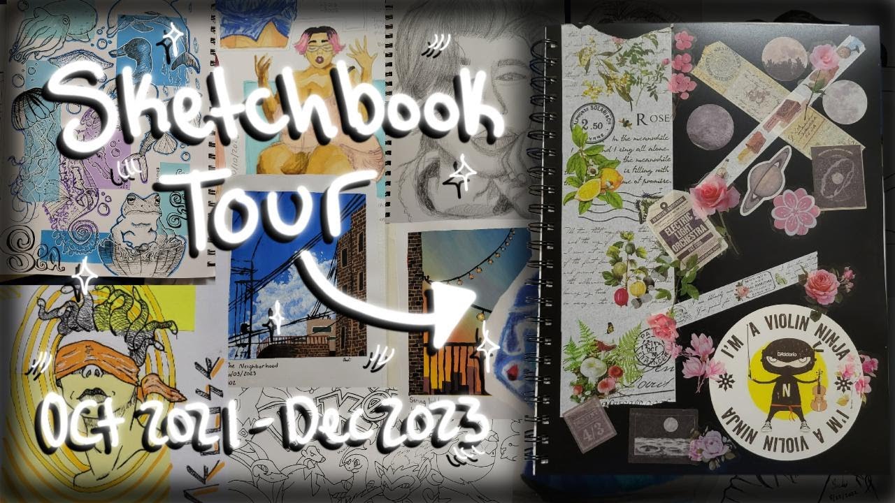 SKETCHBOOK TOUR! 100+ Drawings 