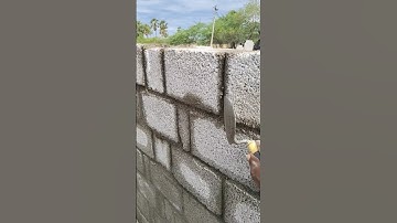 Solidblock construction methods ❤️👌 #shorts #shortsfeed #satisfying #plaster #cuttingskills