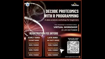#rprogramming  Powered #proteomics  #workshop !
