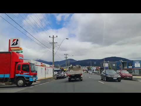 Tasmania, Australia, Hobart Travelodge airport Driving to Glenorchy