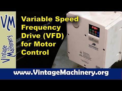 Using a Variable Frequency Drive (VFD) for Motor Control on an Antique Metal