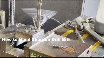 Hoe je een boor handmatig slijpt