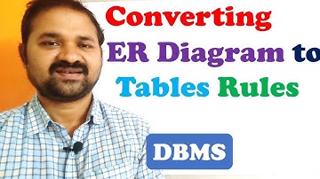 Converting ER diagrams to Tables Rules || Reduction of ER diagrams to Tables || DBMS