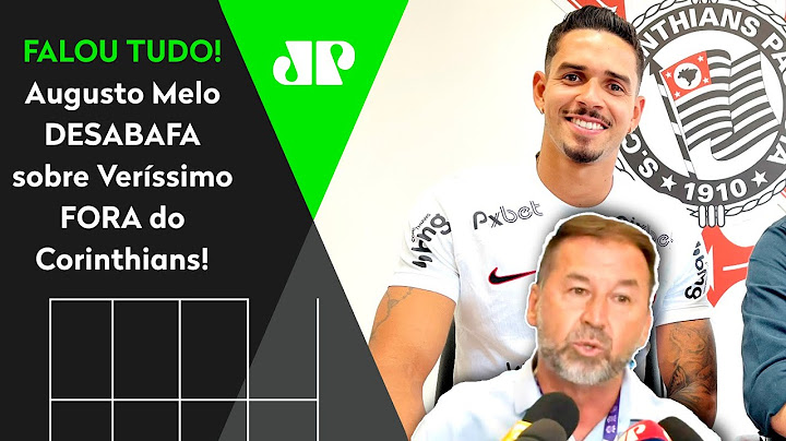 "MALDITO HOMEM QUE CONFIA NO..." Augusto Melo DESABAFA sobre Lucas Veríssimo FORA do Corinthians!