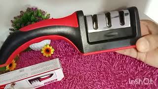 unboxing RS168 knife sharpening Tool for all knives.