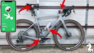 Installing an Apple AirTag on a Bicycle // Best Locations to Install // Field Testing