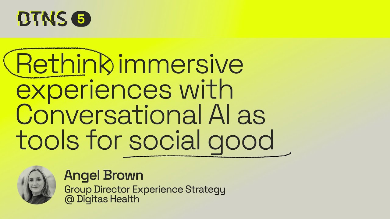 "Rethink immersive experiences with Conversational AI" by Angel Brown | DTNS 2023