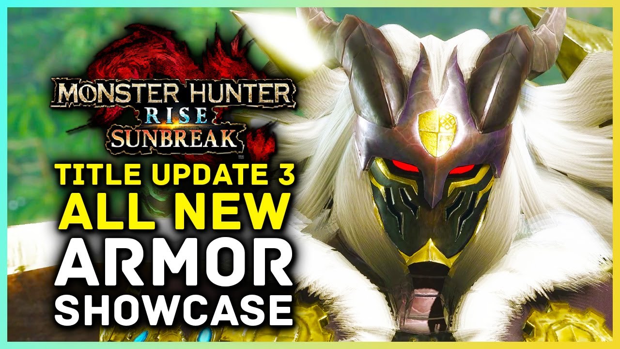 Monster Hunter Rise Sunbreak All Title Update 3 Armor CHAOTIC Gore