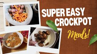3  EASY Slow Cooker Meals Perfect For Fall
