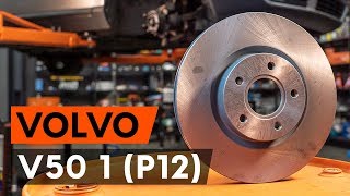 aizmugurējie un priekšējie Bremžu disks maiņa VOLVO 740 1991 - video pamācības