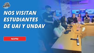 Hoy nos visitaron estudiantes de periodismo de la UAI y UNDAV | PARTE 1