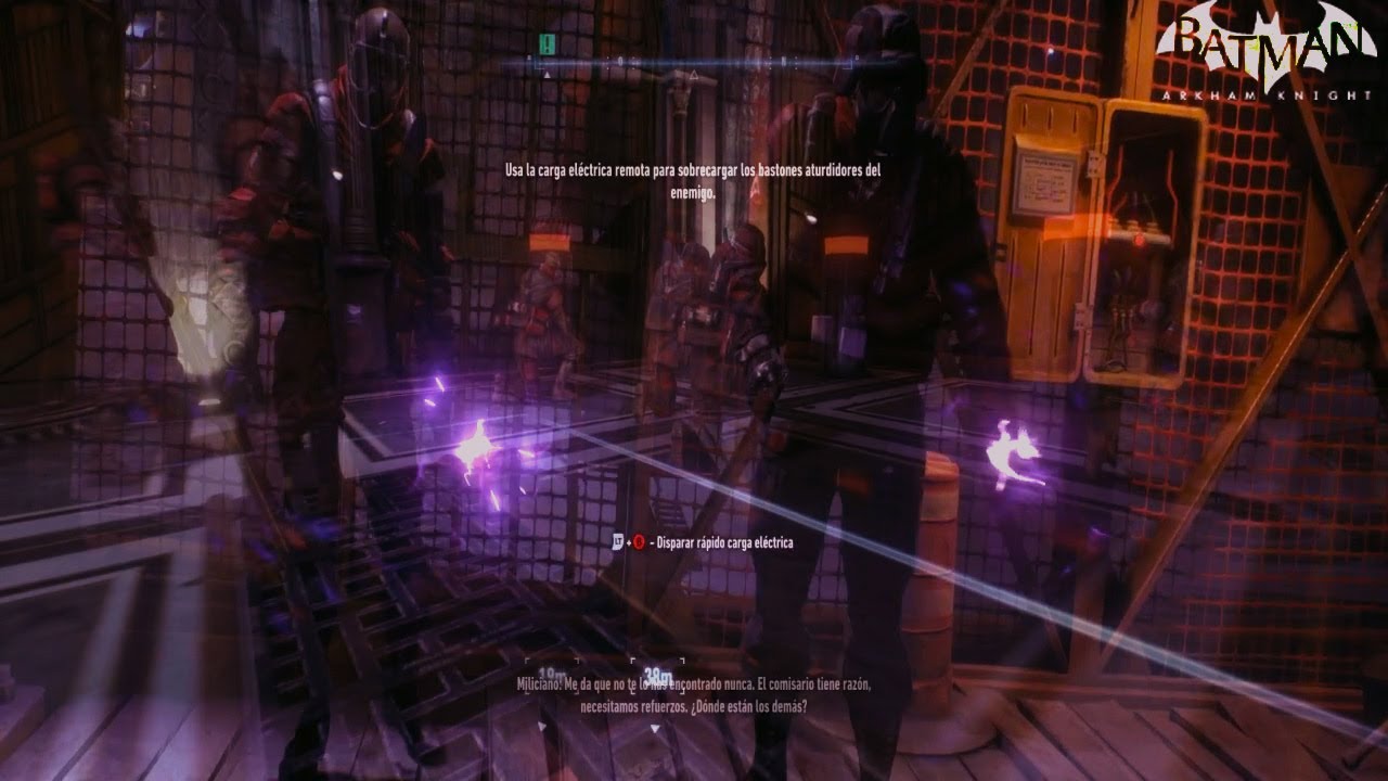 COGEMOS EL ARMA ELECTRICA Y SOBRECALENTAMOS EL GENERADOR/BATMAN ARKHAM