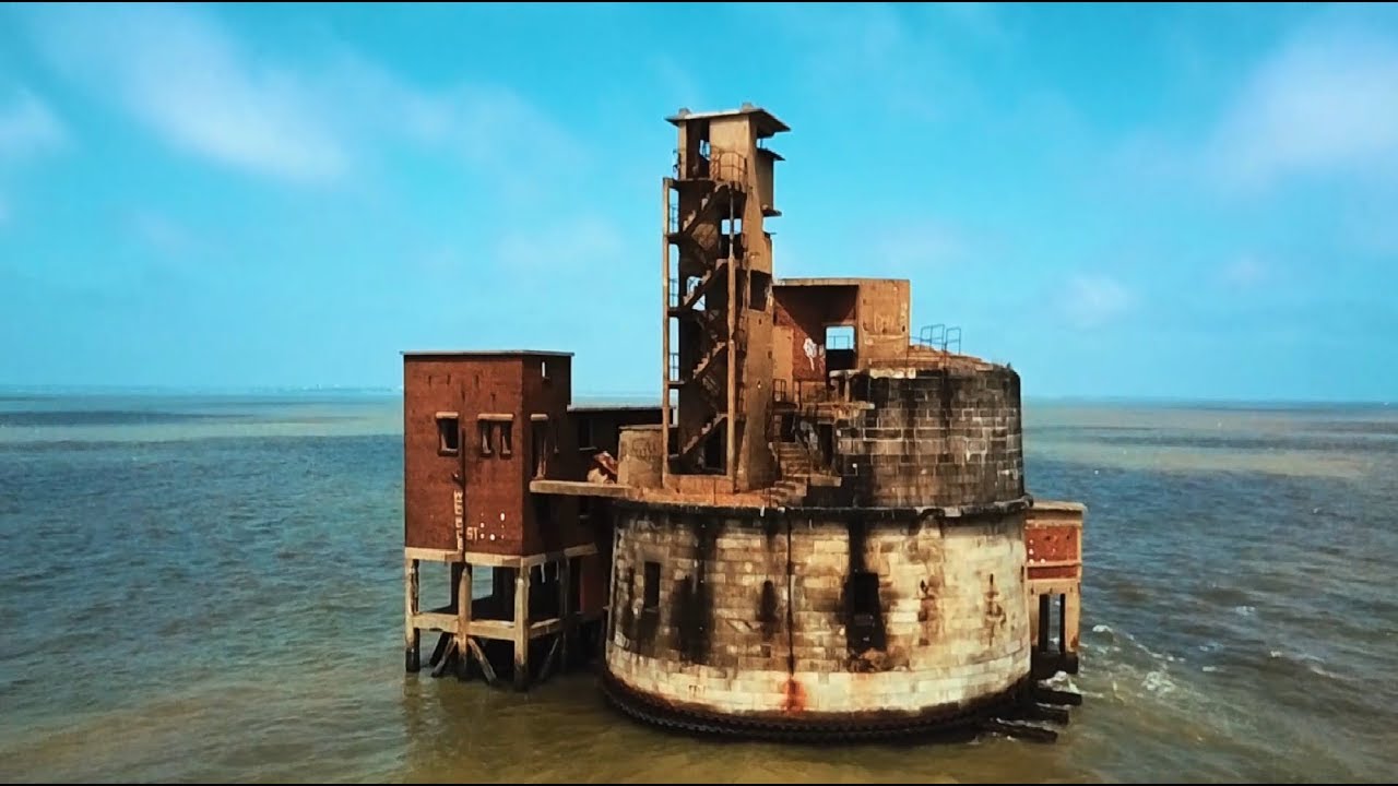 Drone and Grain Tower, Medway - June 2018