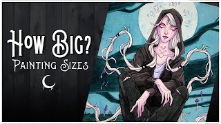 What Size? How to Pick a Painting Size
Get Grim for yourself, Prints and Original at my shop • http://store.danicasills.com
PATREON • http://www.patreon.com/danicasills
• MATERIALS •
• Brushes from Trekell ( Golden Taklon, Kolinsky, and Onix ) :
http://bit.ly/2ng0yHv
• Arches Cold Press Watercolor Pad, 9X12 : http://amzn.to/2p5KzdH
• M. Graham Paynes Gray Watercolor Paint : http://amzn.to/2fDK6fR
• Finetec - Pearl Gold & Silver : http://amzn.to/2kNlkaI
• Nicole Heat Tool : http://amzn.to/2fEuIzc
• Studio Palette by Mijello : http://amzn.to/2jJUiEg
• FIND ME HERE •
MAIL • Danica Sills, P.O. Box 2304, Pocatello, ID, 83206, USA
SHOP • http://store.danicasills.com
INSTAGRAM • http://instagram.danicasills.com
WEBSITE • http://danicasills.com
• Digital Load-out •
Cintiq 13HD Pen Display:
http://amzn.to/2dDUNIX
Photoshop CC
Blue Yeti USB Microphone - Blackout Edition:
http://amzn.to/2dDyXKI What Size? How to Pick a Painting Size