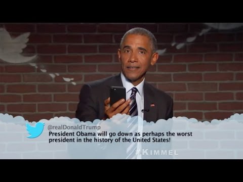 Download Watch Barack Obama Hilariously Respond to Donald Trump's 'Mean Tweets' About Him