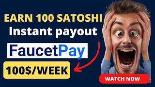 Make 100$ a week with this website - Best faucetpay Earning website screenshot 5