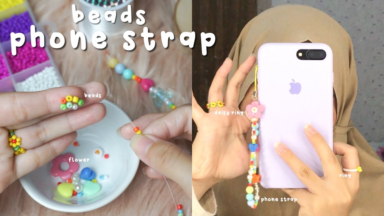 PHONE STRAP / KEYCHAIN | Beads 🌈🌷