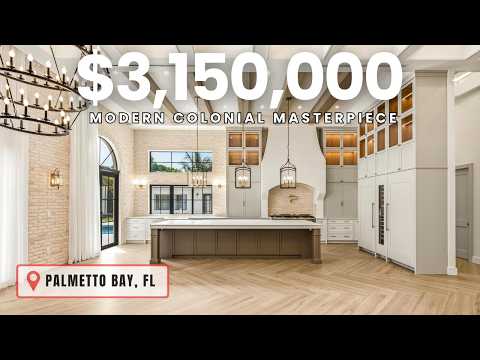 You’ve NEVER seen a Modern Colonial Home like THIS for only $3.15M in one of Miami’s Best Suburbs!