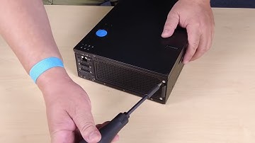 ThinkEdge SE360 V2 removing a rear dust filter