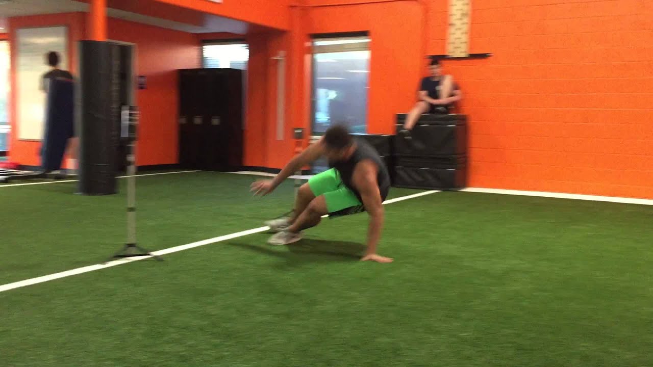 Scottsdale Combine speed gate pro agility drill, Dru Dixon part 2 YouTube