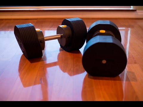 Introducing the MX55 Adjustable Dumbbells - YouTube