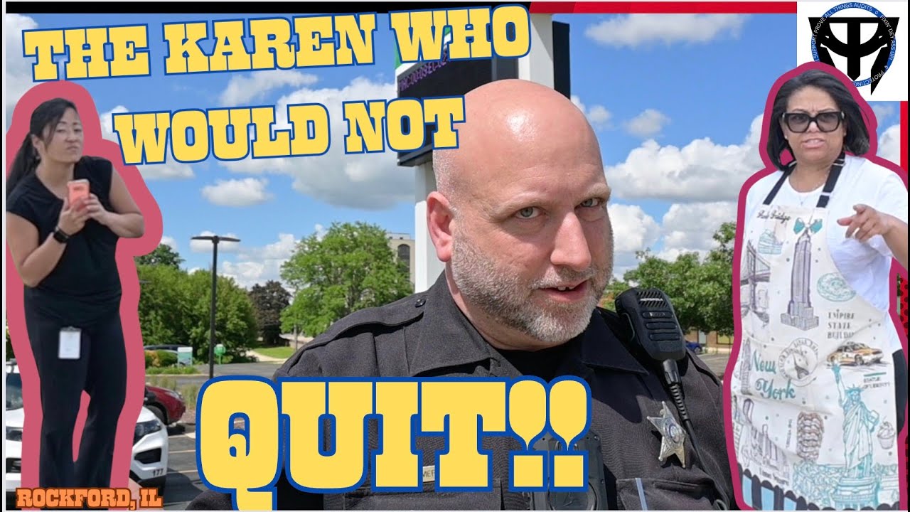 Bank Karen call cops and  DEMANDS I stop recording! #firstamendmentauditor #karens #police