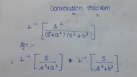 #11 Convolution Theorem Problem 2 in Tamil