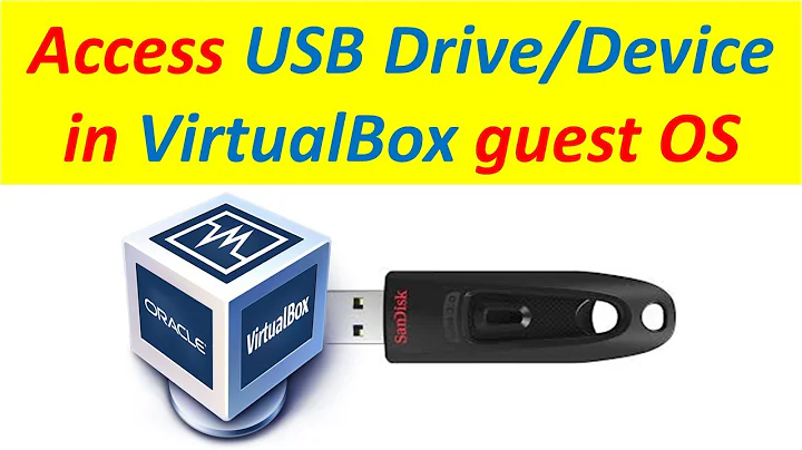 How to Access USB Drive/Device in VirtualBox guest OS #virtualbox #vm #techiezero