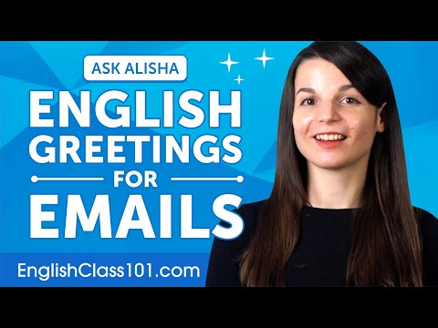 Email Greetings Explained | English Grammar for Beginners