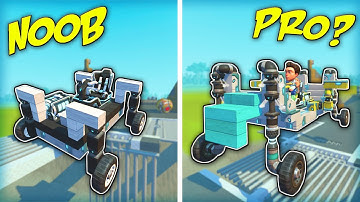 NOOB vs PRO: Can I Graduate to PRO on This Extreme BRIDGE of DOOM?! (Scrap Mechanic Gameplay)