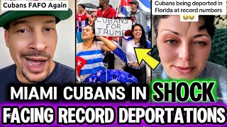 Miami Cubans SHOCKED & REGRET their Votes after Being Deported in Record Numbers