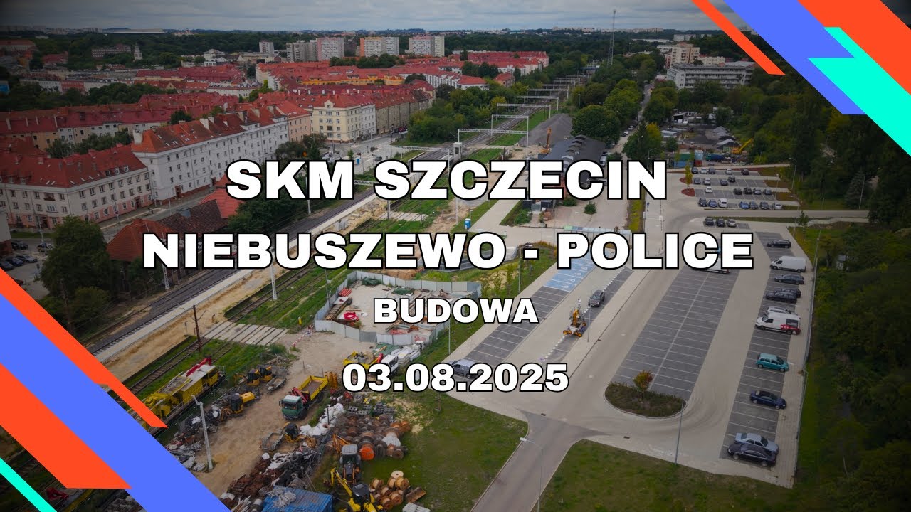Szczecińska Kolej Metropolitalna /od Niebuszewa do Polic/ KAŻDA STACJA - 03.08.2025