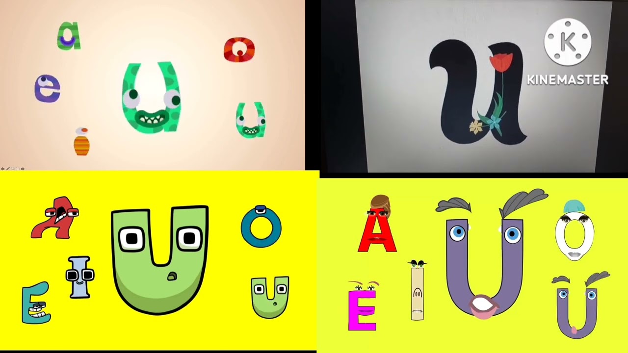 Las Vocales Comparison (My 1 year anniversary, almost.)