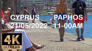 Paphos Cyprus  in 4k UHD (Harbour) *travel vlog*