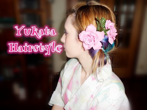 Tanabata Yukata Hairstyle Youtube Tanabata Yukata Hairstyle Youtube