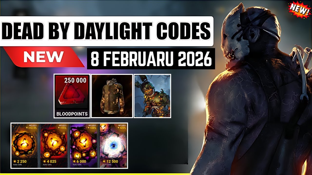 DEAD BY DAYLIGHT ALL WORKING CODES FOR FEBRUARY 2026 DBD CODES