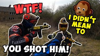 PAINTBALL FUNNY MOMENTS & FAILS ► PLAYER GETS PUNISHED FOR TEAMKILL💀