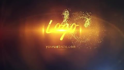 Elegant Particles Logo After Effects Templates