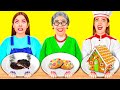Reto De Cocina Yo vs Abuela | Gadgets y Trucos Secretos Fáciles por RaPaPa Challenge