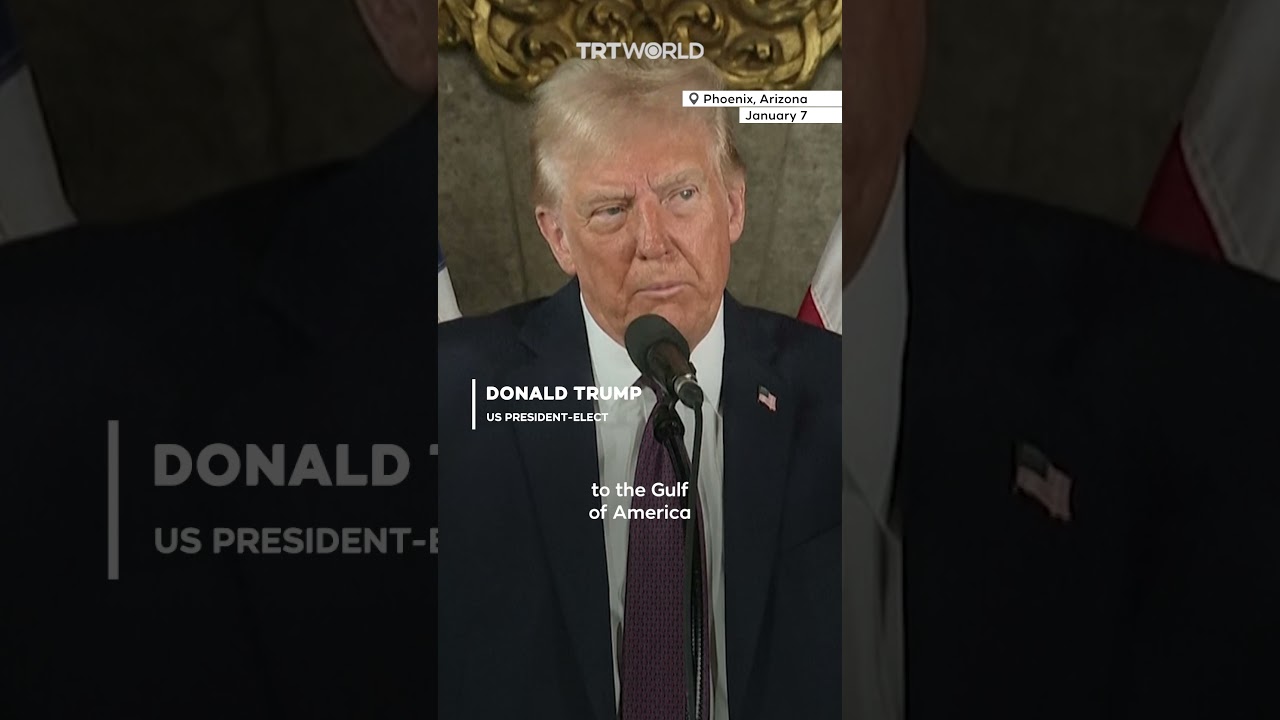 Trump announces plan to rename Gulf of Mexico to Gulf of America