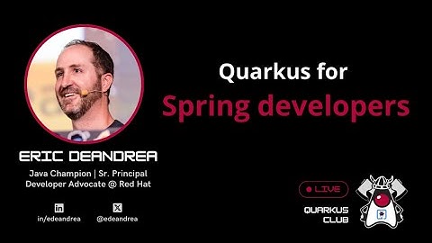 Quarkus for Spring developers